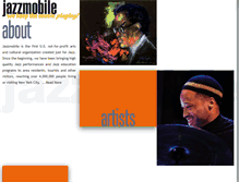 Tablet Screenshot of jazzmobile.org